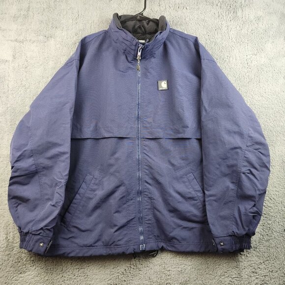 Carhartt Other - Carhartt J104 Workshield Jacket Mens XL Mesh Lined Vented Hooded Water Resistant